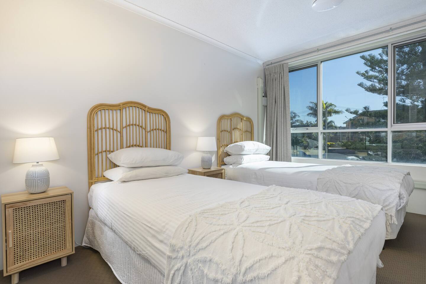 Second bedroom at Rosaire @ Cotton Tree holiday apartment, Maroochydore