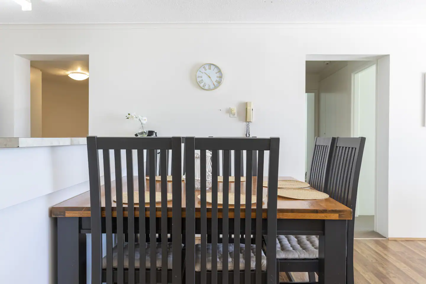 Open-plan dining area at Rosaire @ Cotton Tree, Maroochydore Sunshine Coast